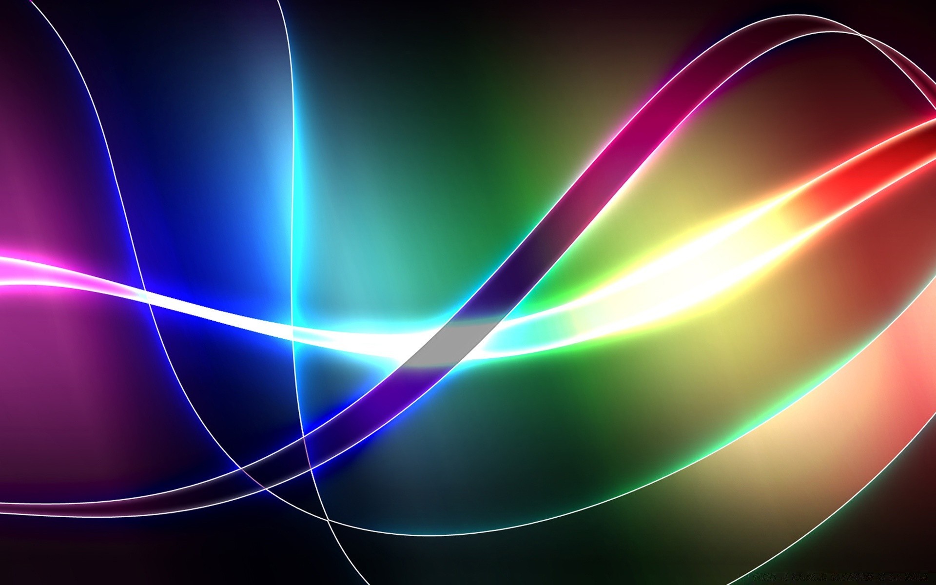 cores brilhantes abstrato luz design brilhante papel de parede ilustração arte futurista gráfico fractal dinâmico cor fantasia movimento artístico brilha borrão curva desktop arco-íris