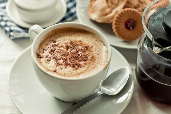 La mañana comienza con café