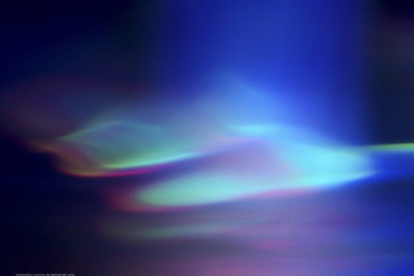 Northern Lights on a dark sky background