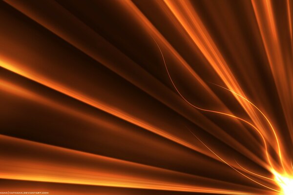 Lignes abstraites de couleur bronze