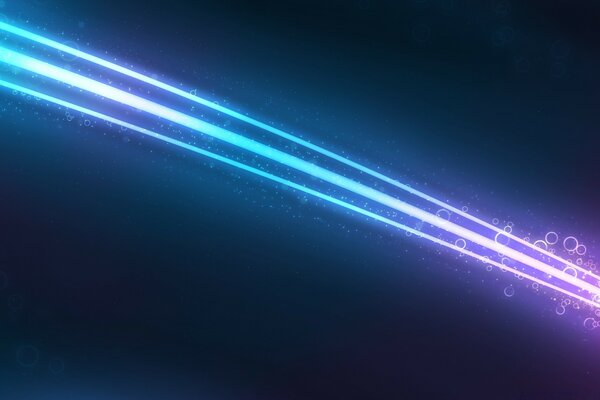 Abstract galaxies in bright colors