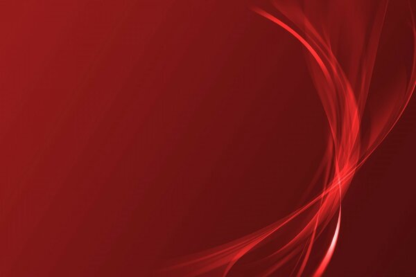 Linee intrecciate rosso chiaro su sfondo rosso scuro