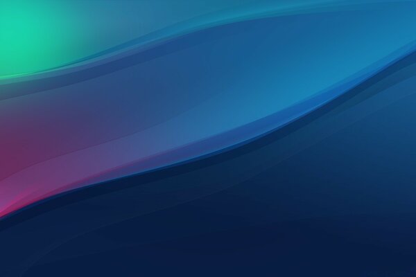 Abstract in blue-green-pink tone