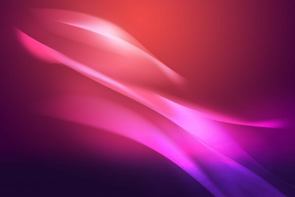 Bright pink lines in art