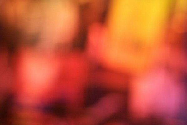 Bright blurring in red tones