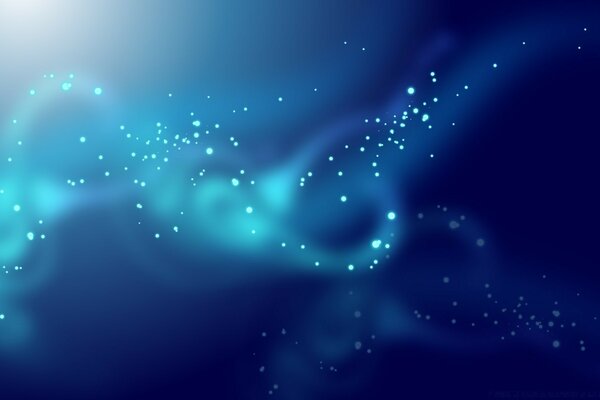 Blue stars on a blue background