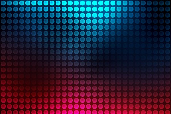 Bright colors in geometric shapes