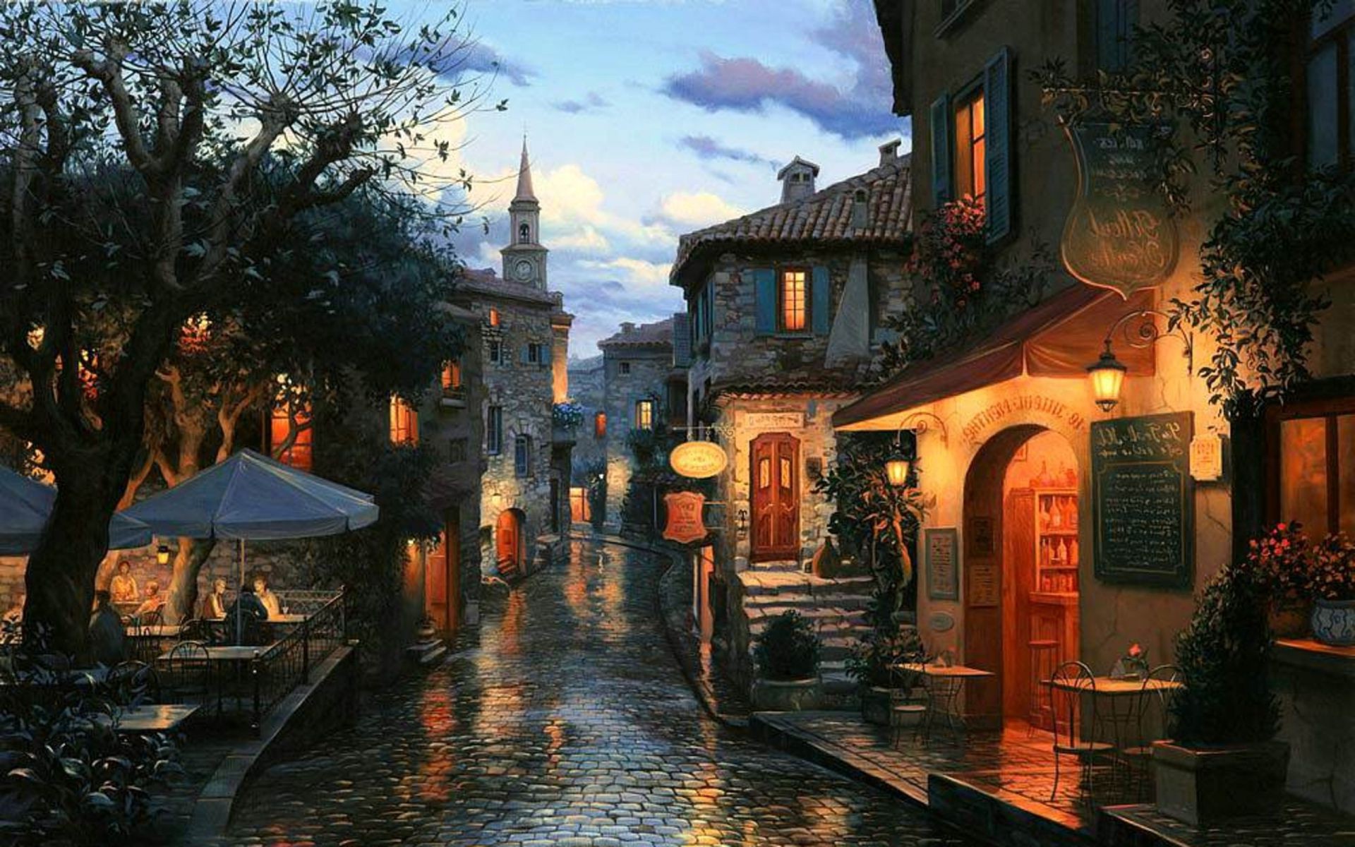 city travel architecture street building tourism town house old evening outdoors art traditional tourist