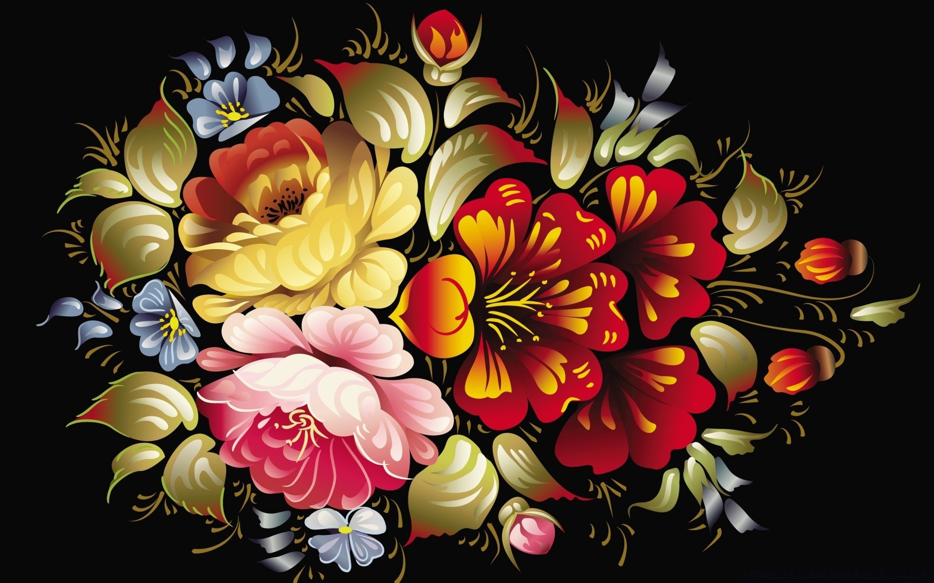 graphique vectoriel fleur décoration illustration floral flore feuille vecteur art bureau graphique nature conception pétale couleur carte rose belle bouquet