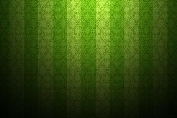 Green striped wallpaper with a pattern