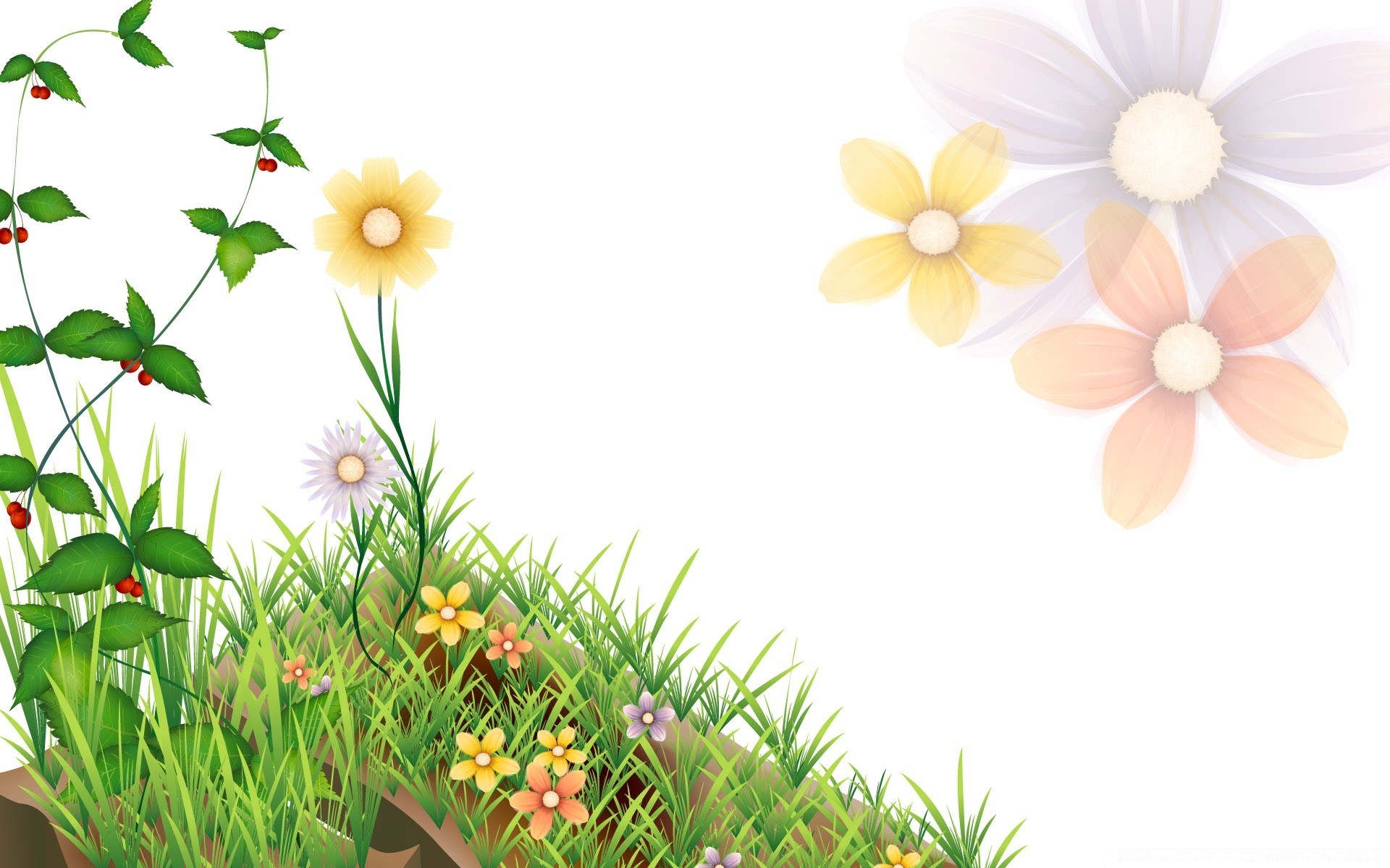 vector art flower nature summer flora leaf garden floral petal blooming grass color bright desktop sun beautiful growth fair weather