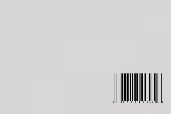 Barcode of a product or service, vector