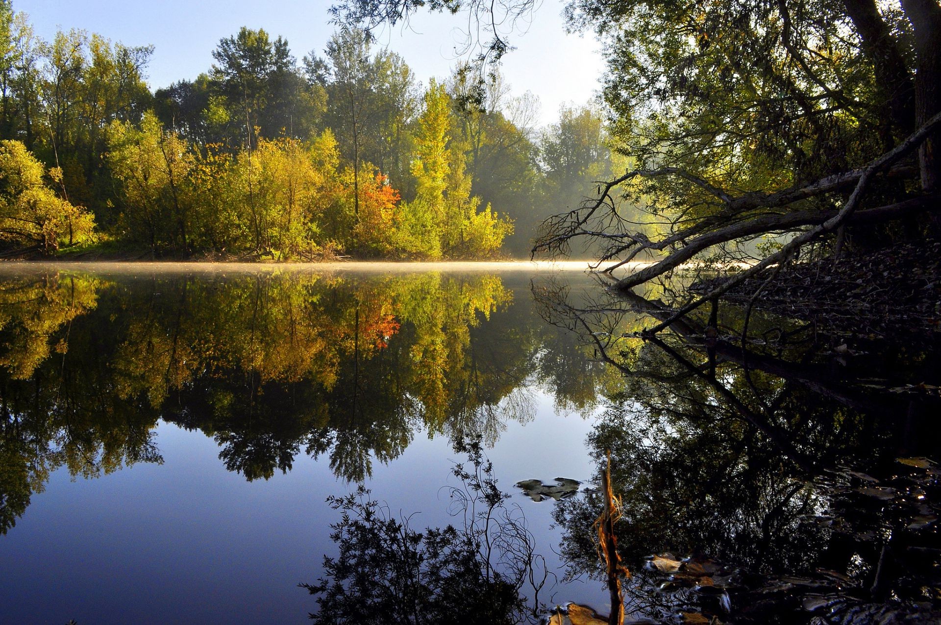 lago árbol naturaleza paisaje madera hoja al aire libre amanecer parque agua cielo buen tiempo sol otoño medio ambiente escénico verano