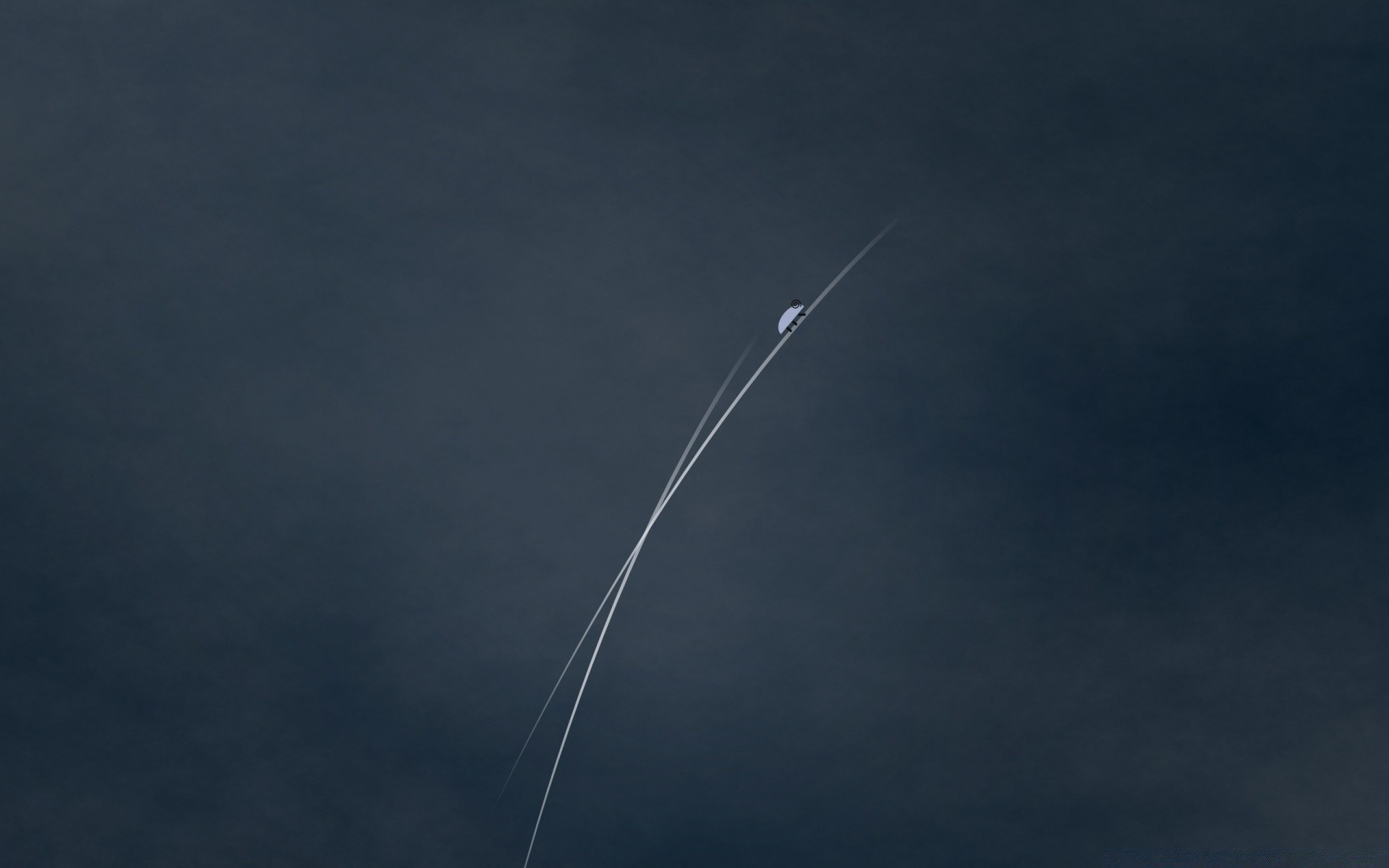 vektorgrafik himmel rauch flugzeug flug flugzeug flugzeug landschaft mond natur luft