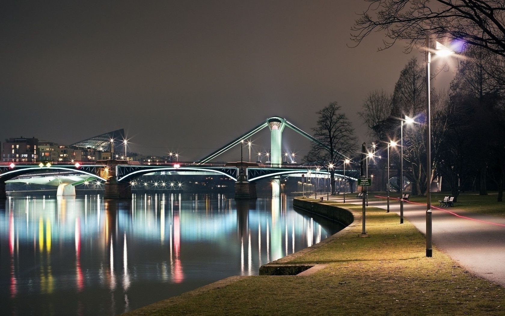 bridges bridge water river city light architecture travel evening reflection dusk urban building sunset sky street downtown modern road