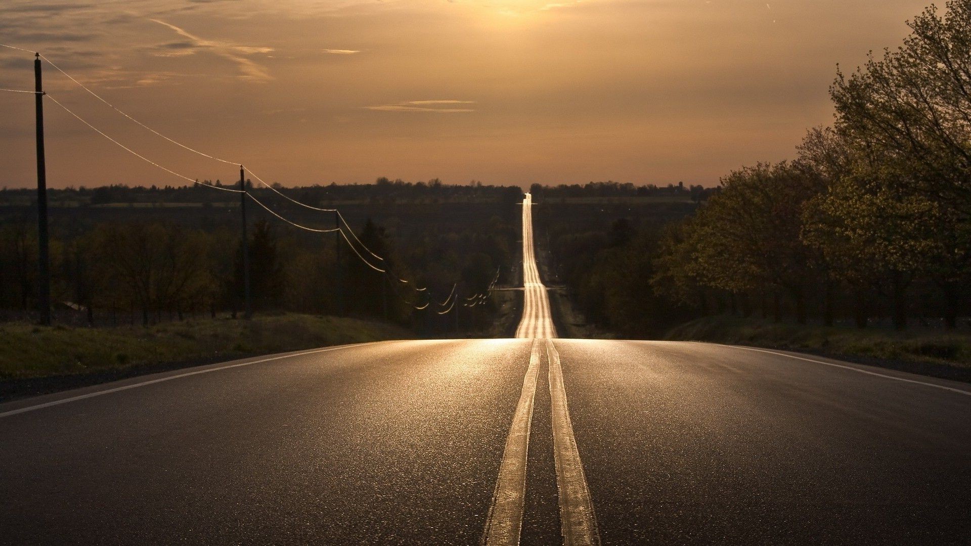 estradas paisagem rodovia sistema de transporte rua luz pôr do sol árvore amanhecer viajar à noite guia asfalto