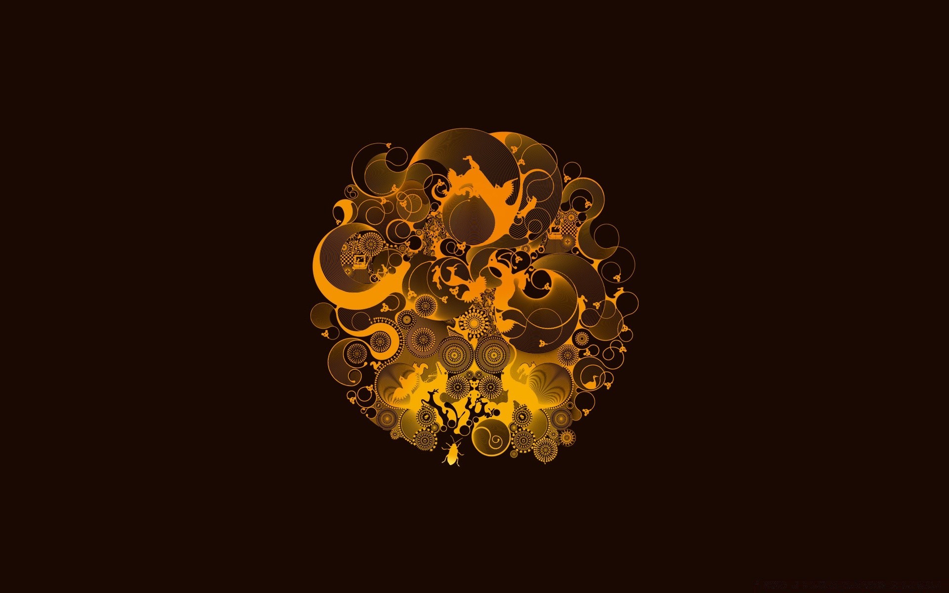 vector art desktop design abstract art illustration dark flame