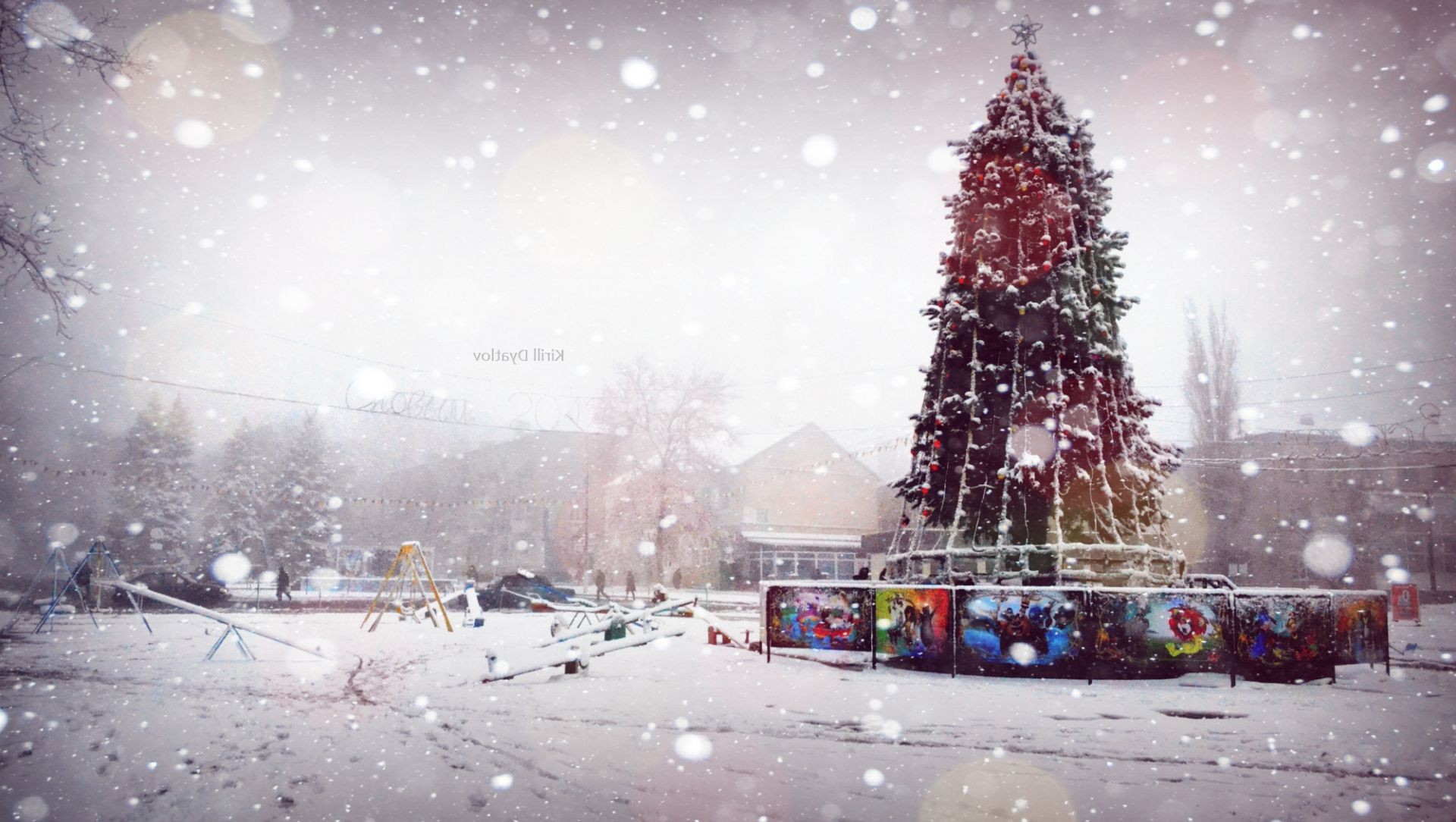 nouvel an hiver neige noël gel froid glace arbre météo ville tempête de neige congelé voiture