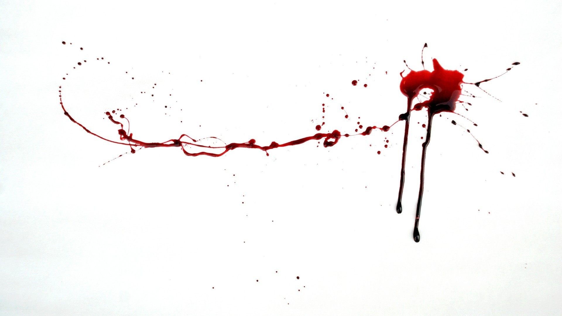 white splash drop motion abstract ink drip blood action