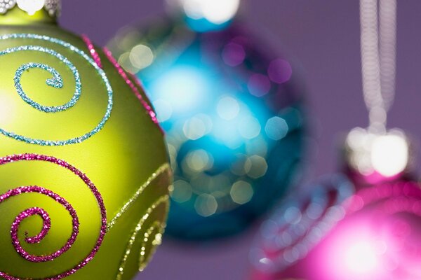 Decorazioni per alberi di Natale con paillettes