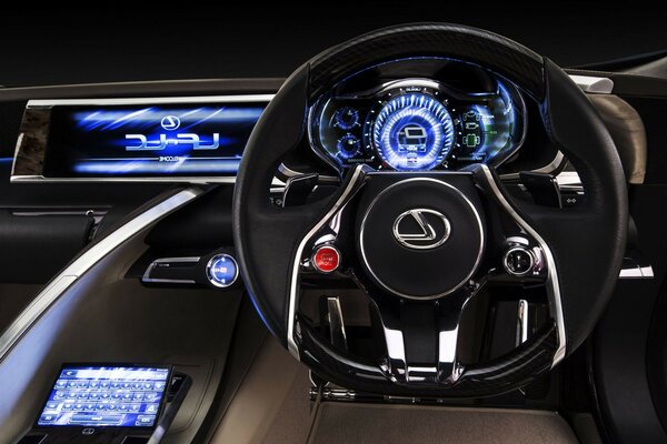 Lexus dashboard control panel