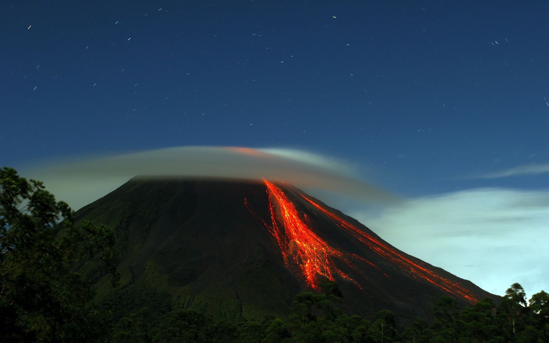 volcán luna astronomía cielo volcán paisaje montañas puesta de sol erupción exploración viajes galaxia amanecer naturaleza noche al aire libre cráter espacio sol planetas