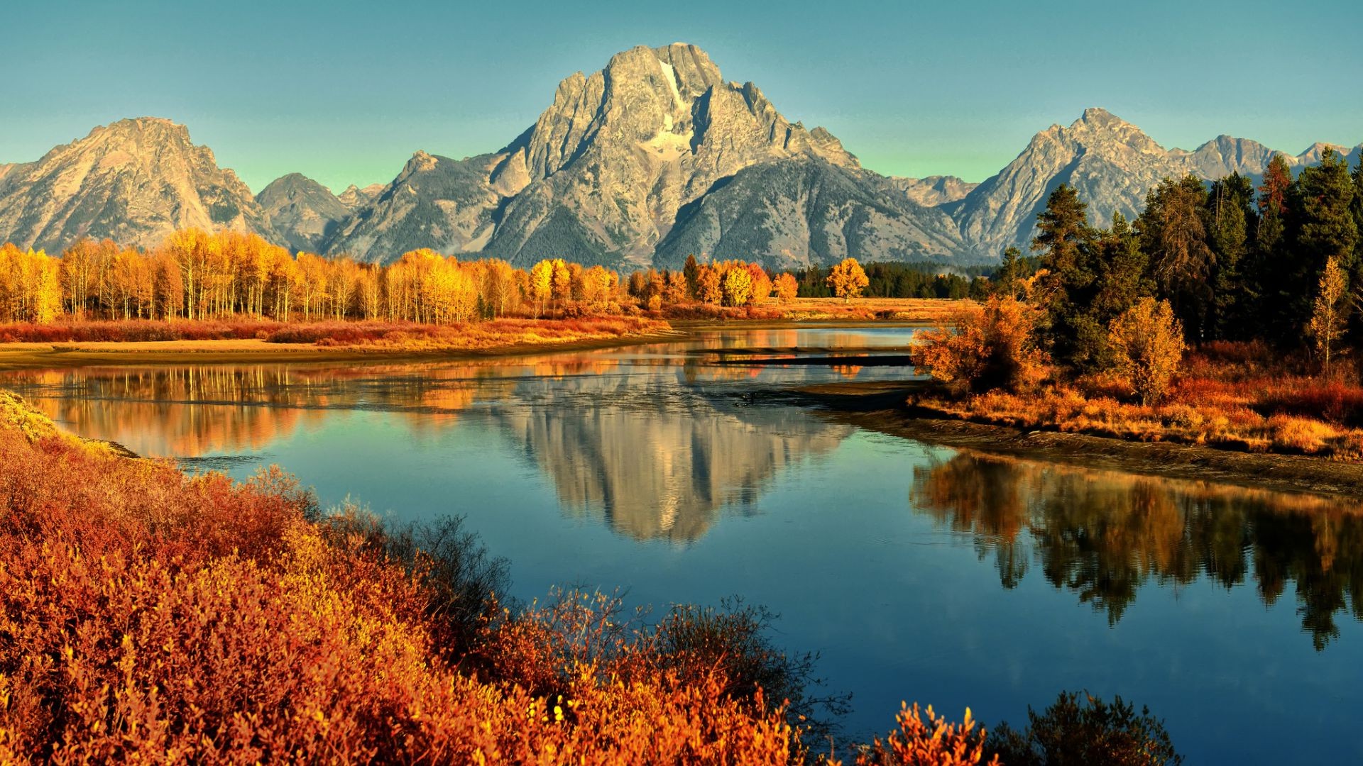 rivers ponds and streams lake reflection water landscape fall nature mountain scenic outdoors dawn wood travel river