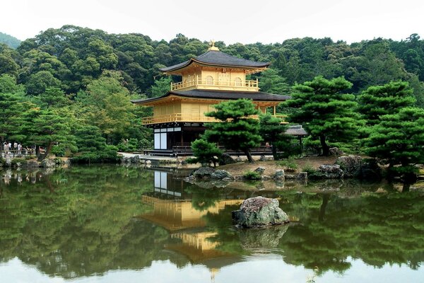 Der berühmte Kaiserpalast in Kyoto