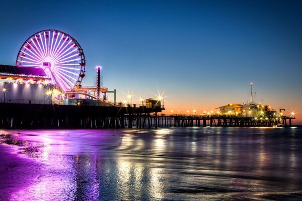 City amusement Park by the river