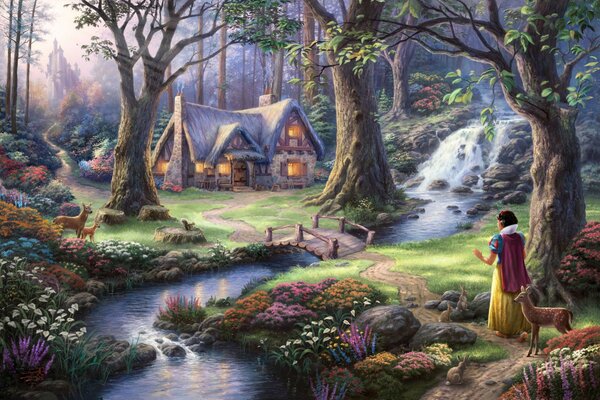 Paysage de Disney Fairy Forest