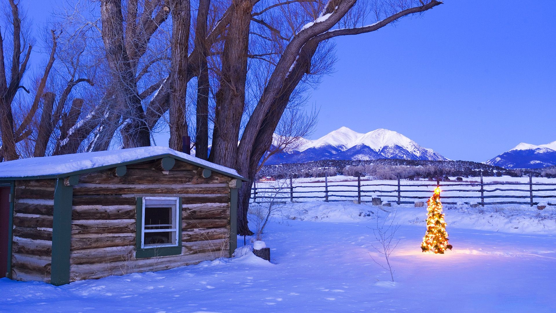 new year snow winter cold wood landscape tree sky frozen frost ice travel nature water resort snow-white season outdoors hut