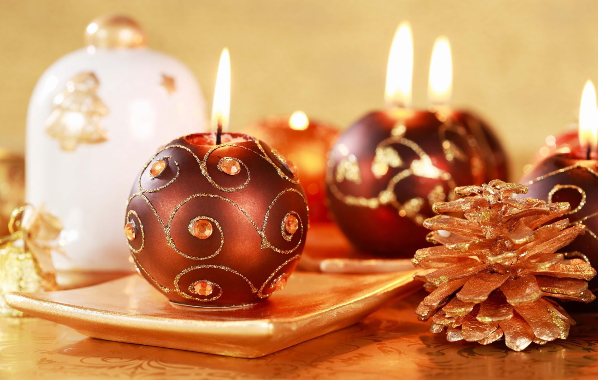 new year candle christmas decoration celebration candlelight traditional advent winter chocolate