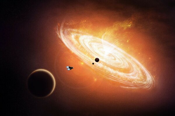 Planets of the solar system. Beauty