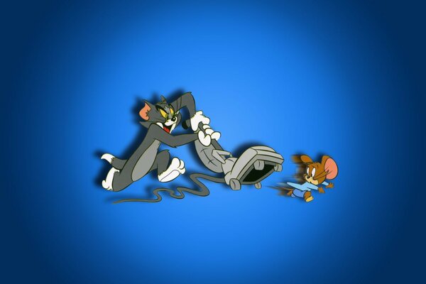 Aus dem Cartoon von Tom und Jerry