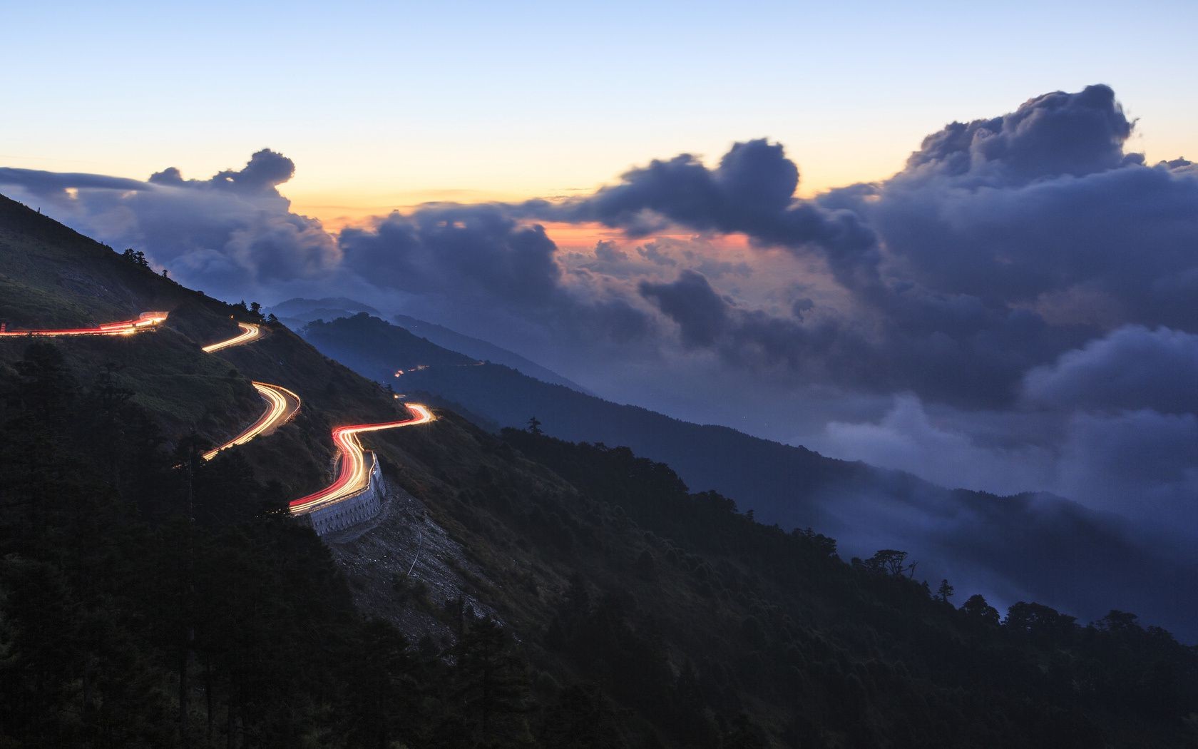 landscapes mountain landscape sunset travel sky daylight evening dawn outdoors light