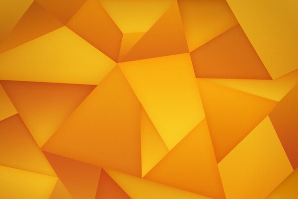 Abstract background with yellow triangles