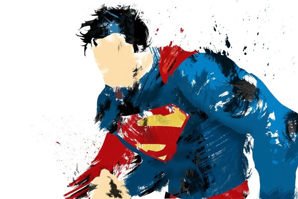 Superman dibujo pinturas