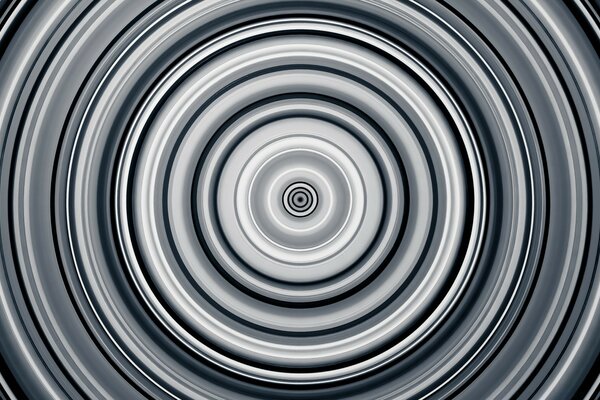 Wonderful monochrome concentric circles