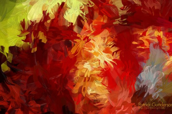 Autumn bouquet of the expressionist painter s glazam