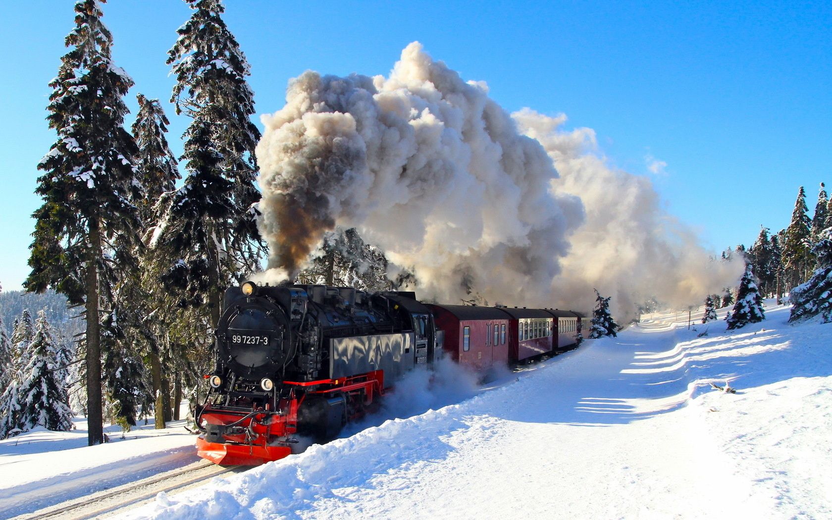 züge schnee winter auto transportsystem kalt eis track