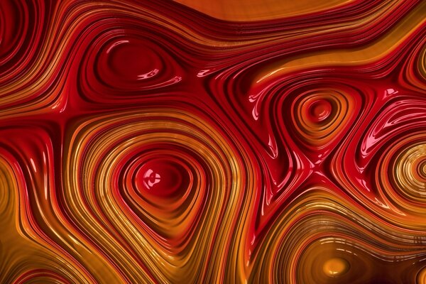 Abstraction des taches rouges dans la texture