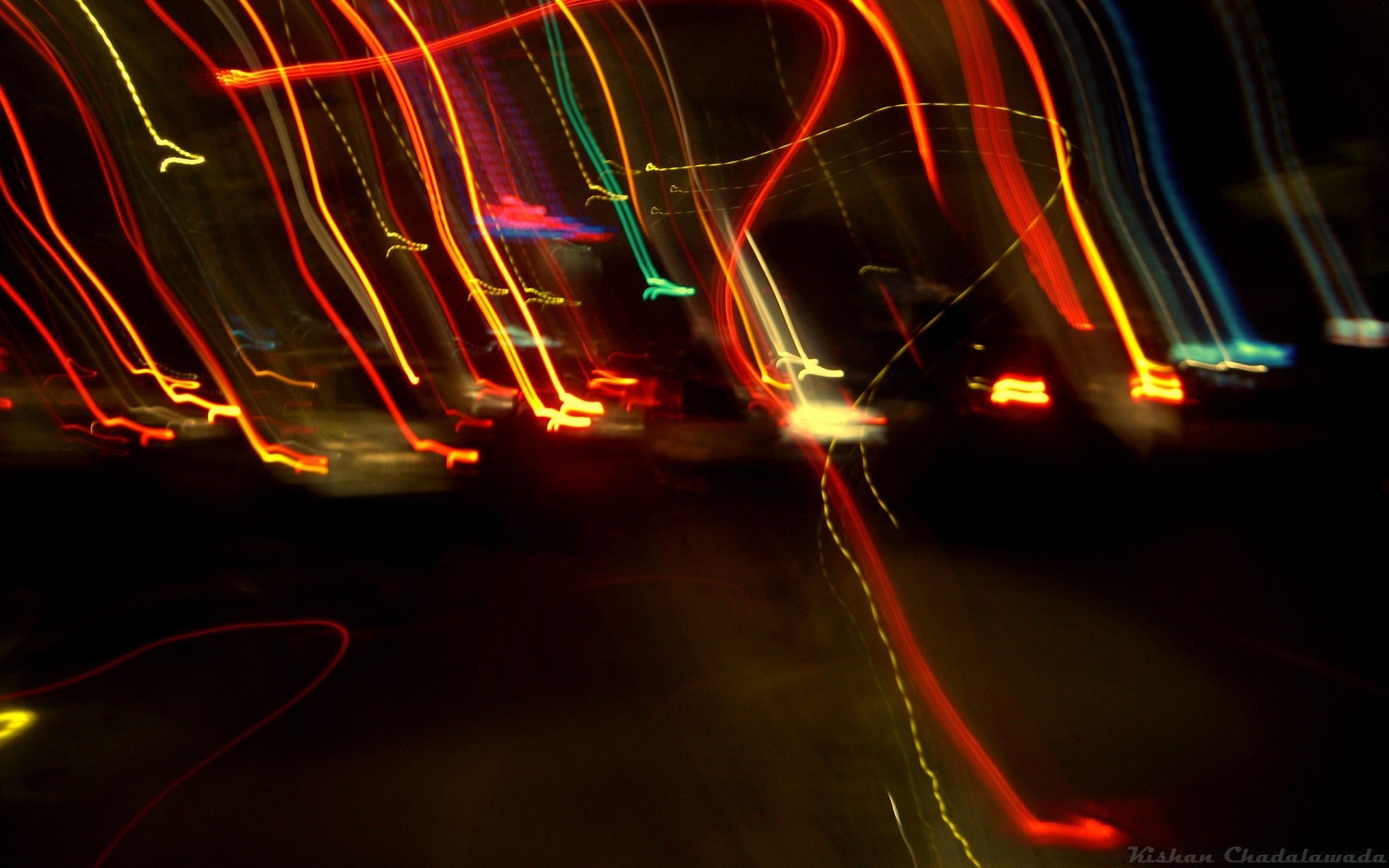 abstract blur motion curve energy light line flame transportation system speed fast dark