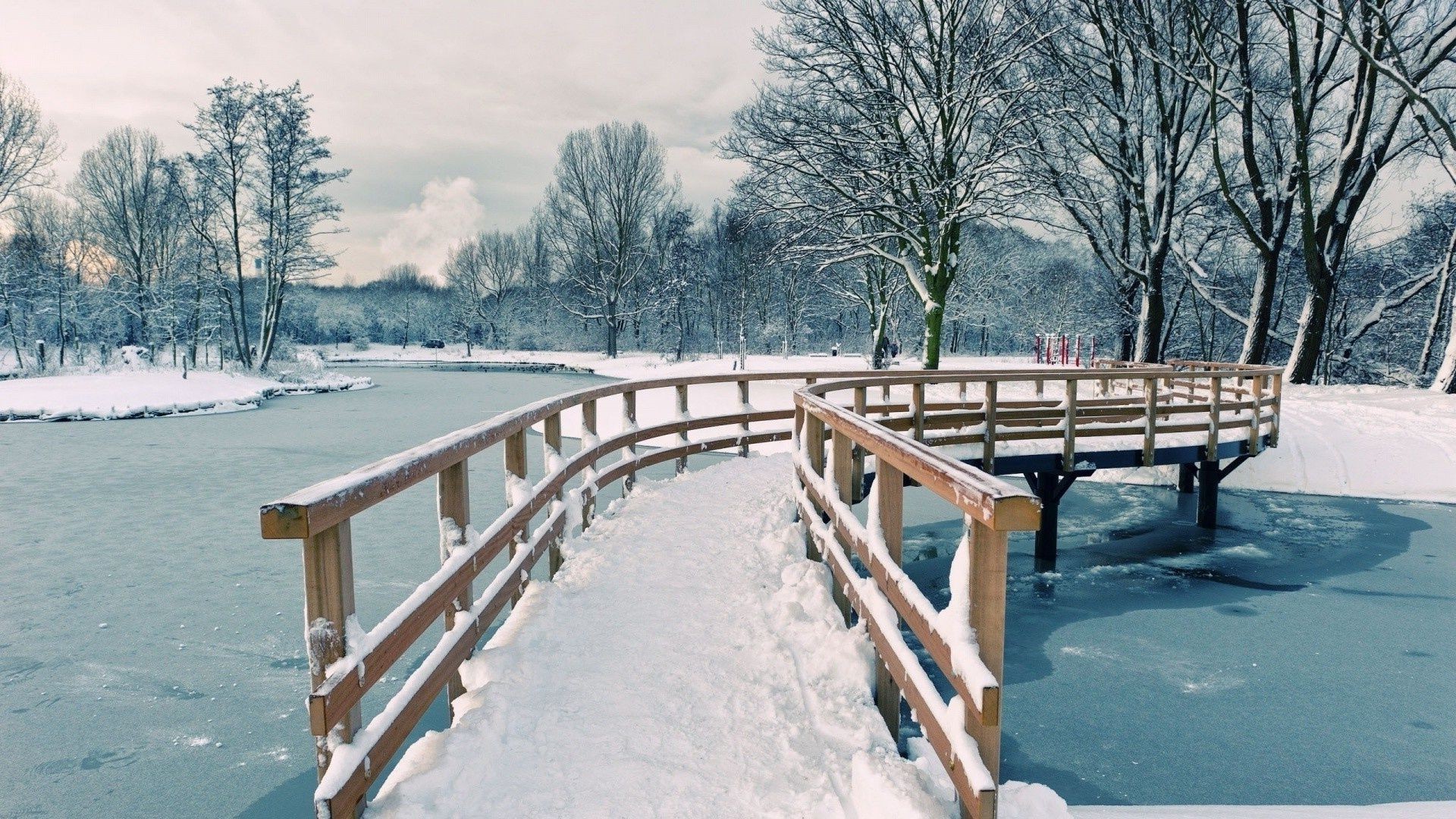 flüsse teiche und bäche teiche und bäche schnee winter holz kälte holz frost gefroren saison eis bank landschaft im freien natur wetter wasser park landschaftlich tageslicht gutes wetter