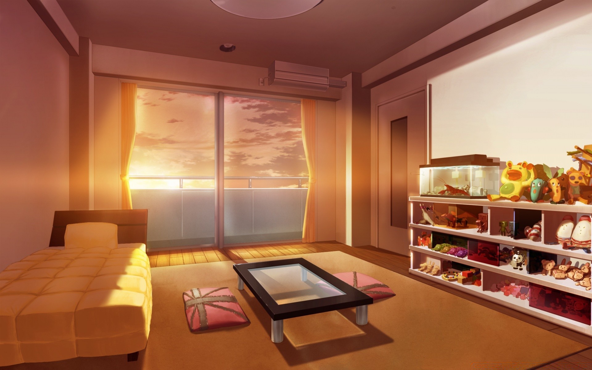 anime móveis quarto interior mesa cadeira janela casa assento design de interiores casa piso tapete lâmpada luxo sofá moderno