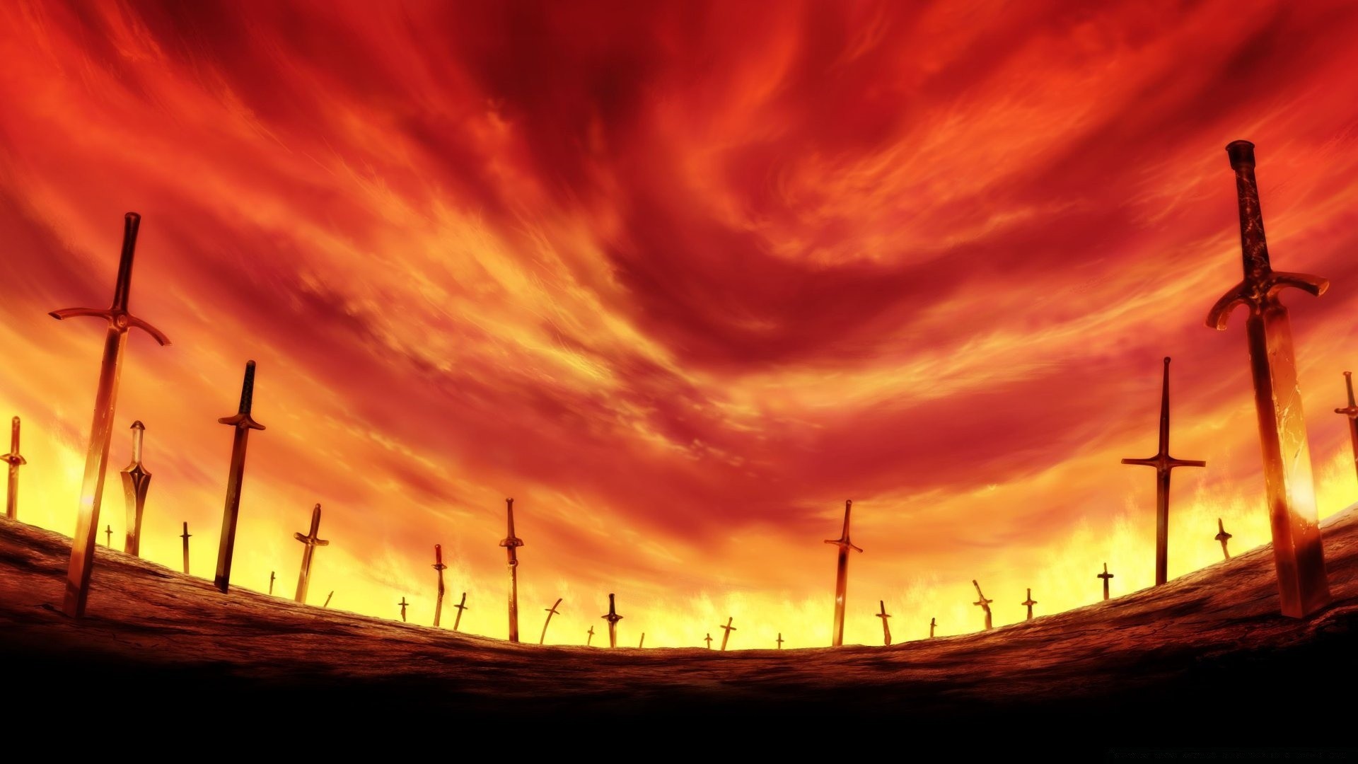 anime sunset silhouette dawn sky evening backlit energy sun dusk windmill electricity crucifixion