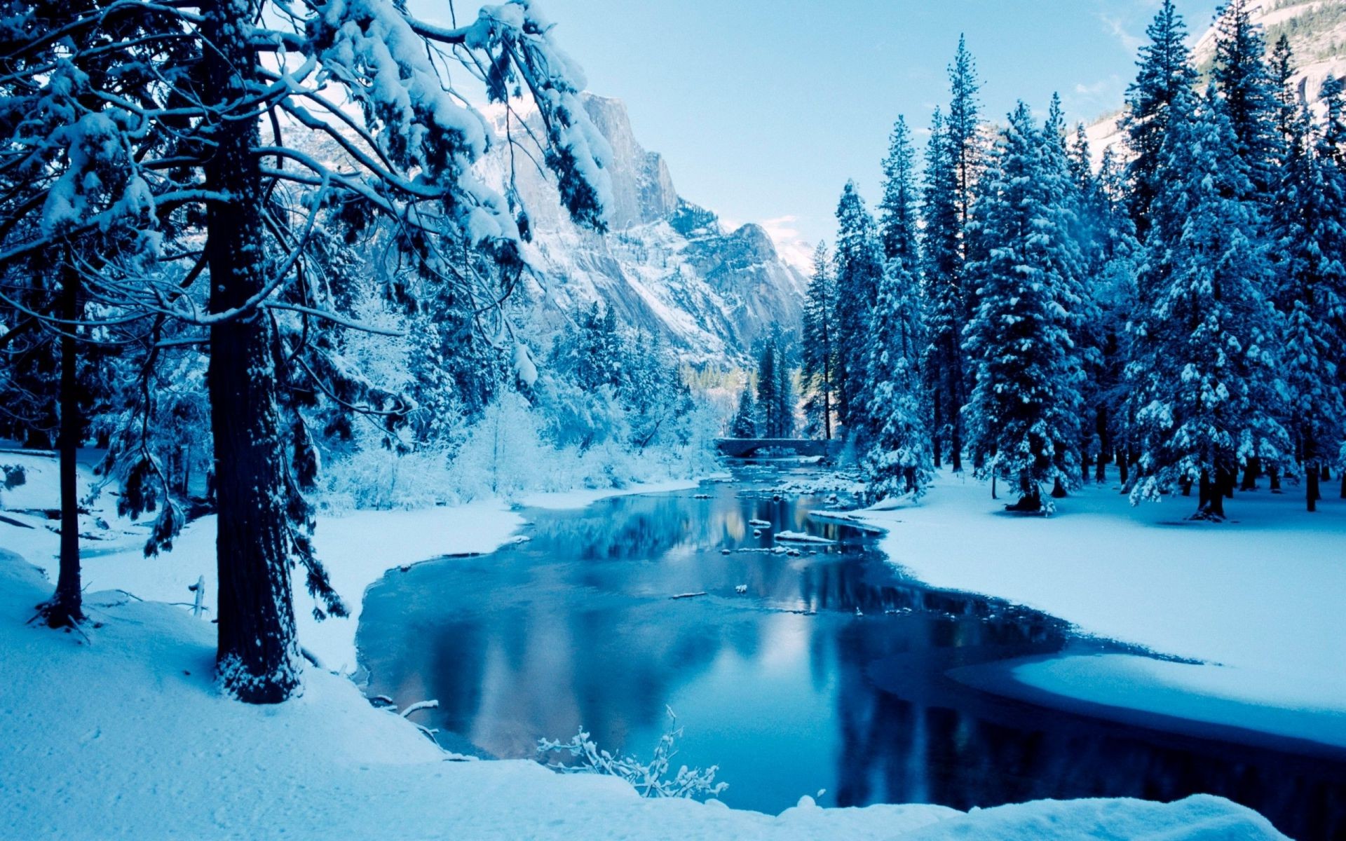 rivers ponds and streams snow winter cold ice frozen scenic frost wood landscape mountain nature water tree frosty season