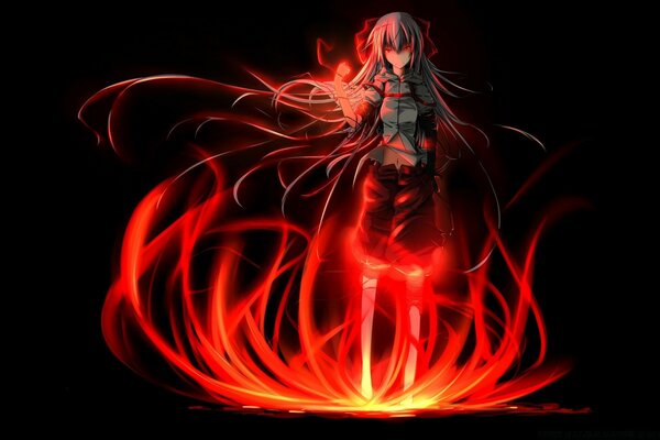 Red anime. Very beautiful