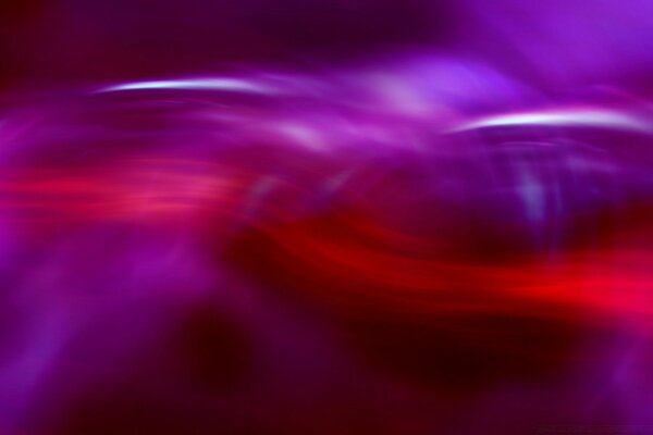 Vagues de rouge et violet