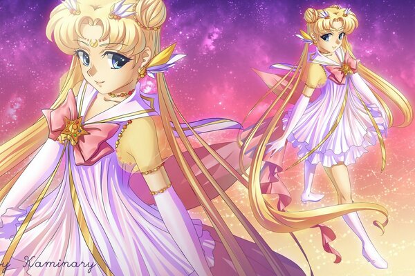 Sailor Moon became a princess