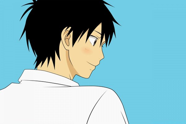 Anime guy with black hair